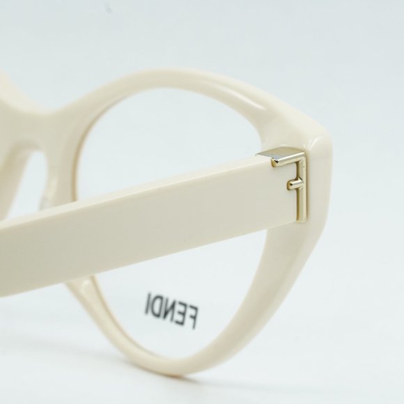 FINAL PRICE NEW FENDI FE50020I 025 IVORY EYEGLASSES